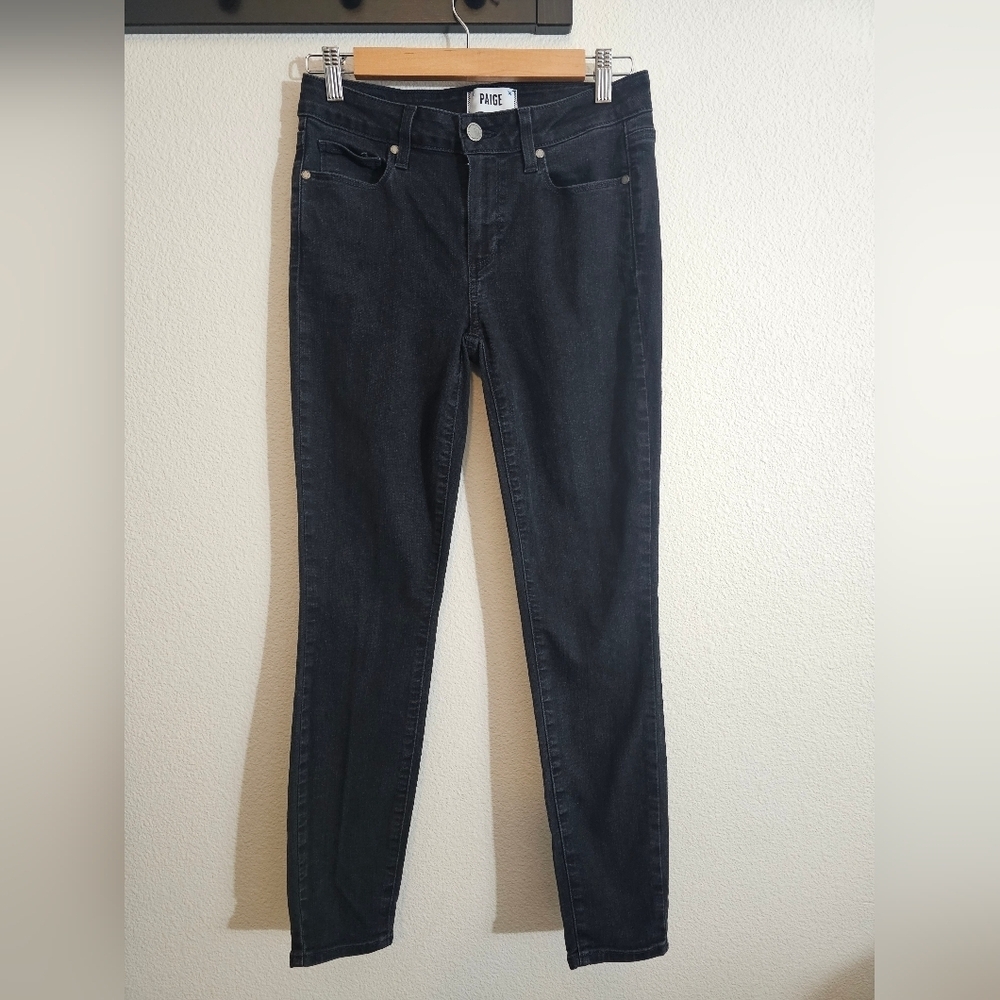 PAIGE Verdugo Ankle Black Jeans